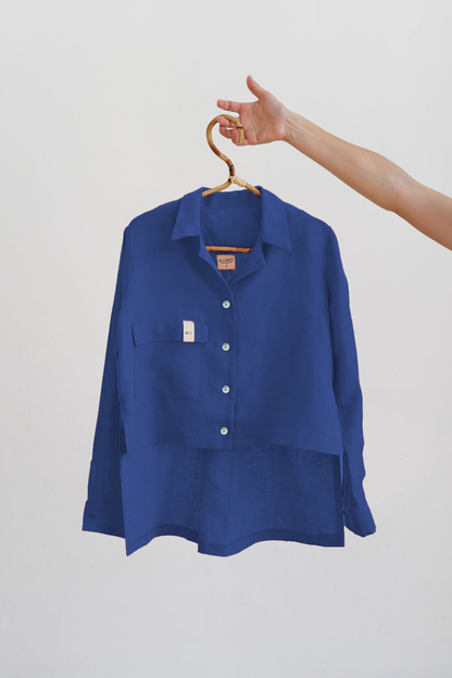 Droptail Delight Linen Top