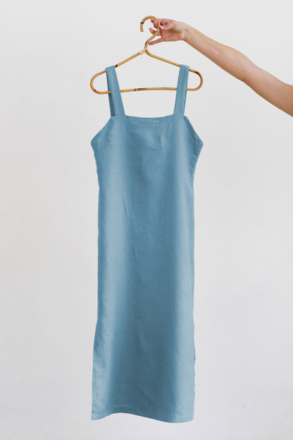 Sun-Kissed Linen Dress